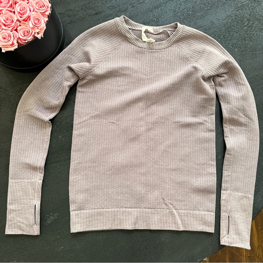Women’s Lululemon Athletica Sweater/Pinkish Lavender/ Size 6